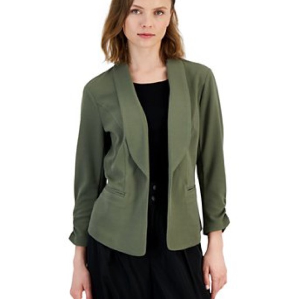 Bar III Olive Green Women's Blazer